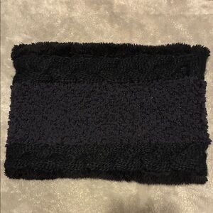 Mixit warm infinity cowl scarf black sparkle